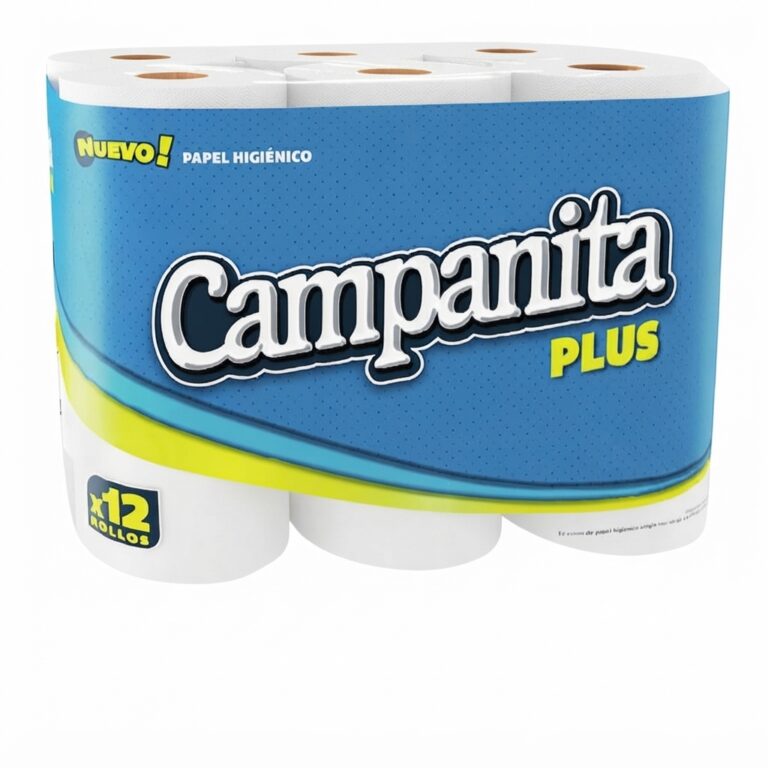 PAPEL HIGIENICO CAMPANITA 12u  X 30 mtrs     PACK X 4  u